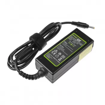 Maitinimo adapteris Green Cell AD76P 45W, skirtas Lenovo nešiojamiesiems kompiuteriams, 20V 2.25A, AC-DC, 100–240V įėjimas, juodas