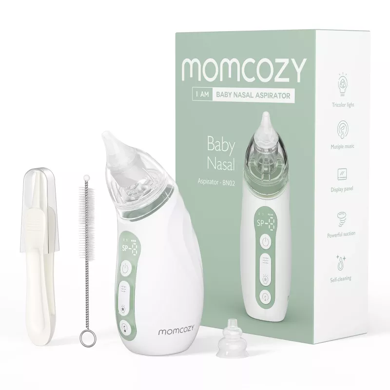 Momcozy BN02 Žalias nosies aspiratorius kūdikiams