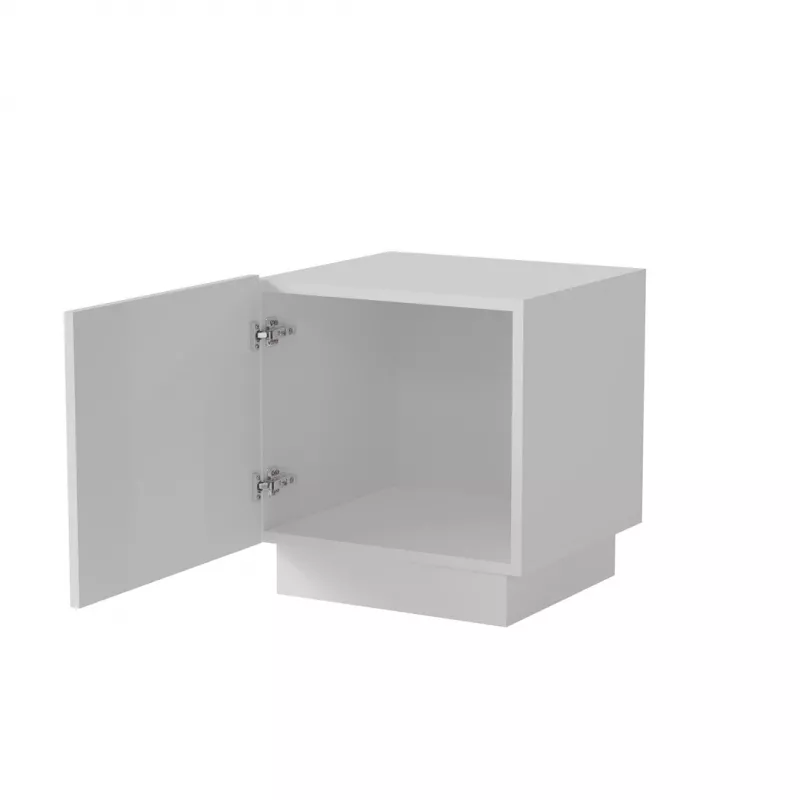 Naktinis staliukas Cama 2 vnt LIVERTI 45x42x47 cm baltas MDF/medžio drožlių plokštė