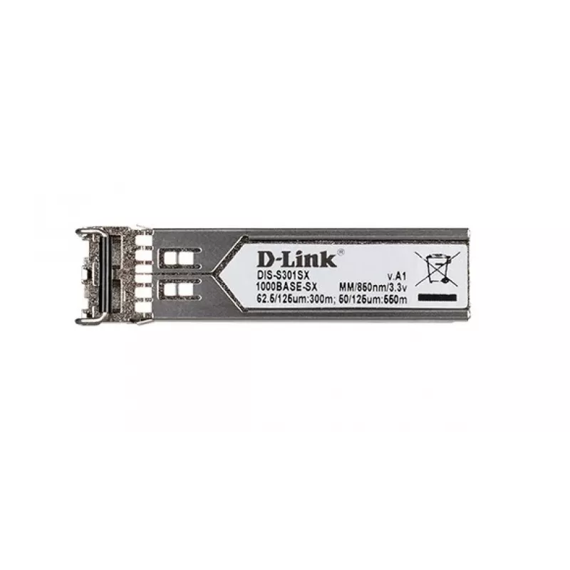 D-Link DIS-S301SX 1 prievado mini-GBIC SFP 1000BaseSX pramoninis siųstuvas-imtuvas
