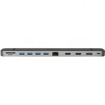 ALLNET PSUC2501 USB-C stotelė su 4K, Ethernet ir atminties kortelių skaitytuvu