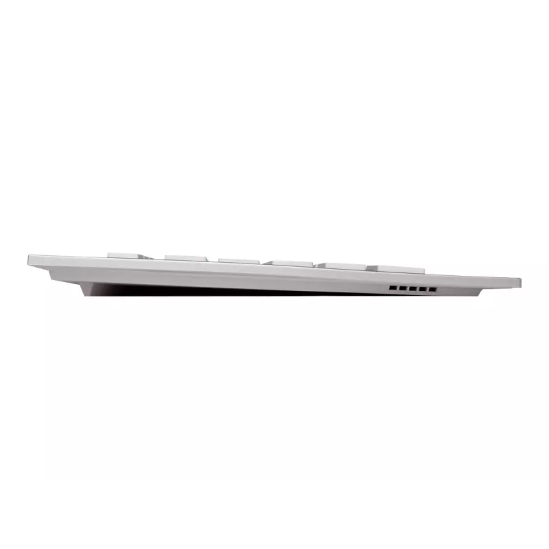 CHERRY DW 8000 belaidis klaviatūros ir pelės rinkinys RF, QWERTZ vokiečių išdėstymas, sidabrinis, baltas