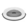 Maisto dangtelis JATA HACC4530 pilkai baltas apvalus 26 cm