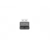 USB belaidis tinklo adapteris LANBERG NC-0300-WI, 2x vidinės antenos 2 dBi, USB 2.0, iki 2400 Mbit/s, juodas