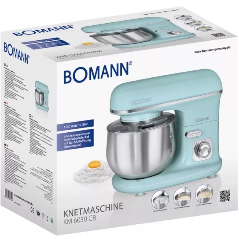 Virtuvinis kombainas Bomann KM 6030 CB 1100 W 5 L mėtų spalvos