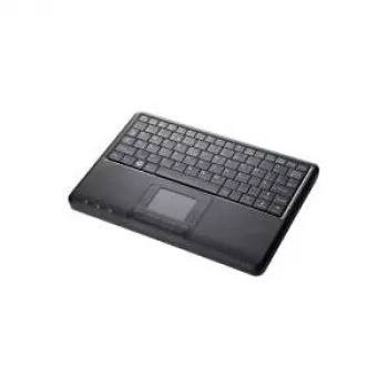 Perixx PERIBOARD-510H Plus – miniatiūrinė klaviatūra su lietimui jautria pele, USB, laidinė, tiesi