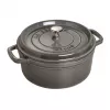 Staub 40509-312-0 puodas 5,25 L Apvalus Graphite, Pilka