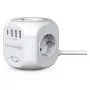 RealPower PowerBox 431 ilgintuvas 1,8 m 4 kištukiniai lizdai baltas