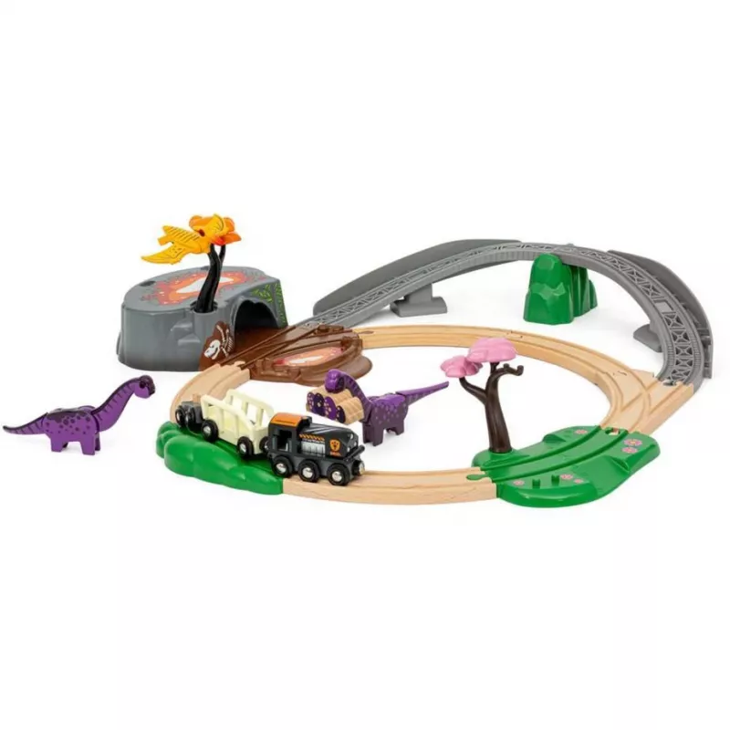 Brio World Dinozaurų nuotykių rinkinys, traukinys