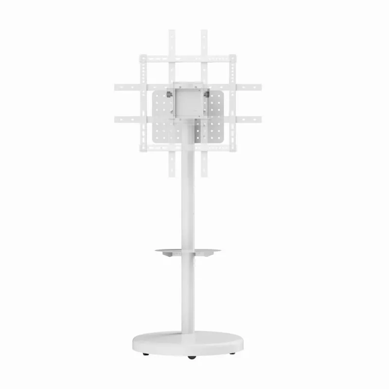 Grindinis TV stovas GEMBIRD TVS-86TR-01-W baltas, 37–86 colių, pasukamas ir pakreipiamas, VESA 200x200–600x400, maks. 50 kg