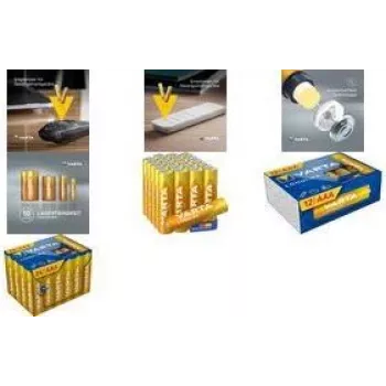 Šarminės AAA baterijos Varta Longlife Cube 12 vnt. (04103 301 132)