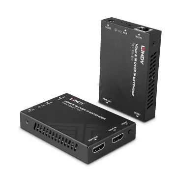 Lindy HDMI ir IR per IP plėtiklis, 1920 x 1080 pikselių, AV siųstuvas ir imtuvas, 150 m, laidinis, juodas, HDCP
