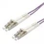 Šviesolaidinis trumpiklis VALUE 50/125 µm LC/LC OM4 violetinis 15 m