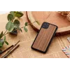 Dėklas iš natūralaus medžio iPhone 11 Pro – juodasis riešutas MAN&WOOD