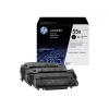 HP 55X 2 vnt. didelės talpos juodi originalūs lazeriniai kasečiai LaserJet