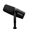 Shure MV7+-K - Paskaitų ir vokalų mikrofonas su XLR/USB-C jungtimi, juodas