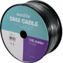 DMX kabelis EUROLITE 2x0,22mm 100m — ekranuotas dviejų gyslų kabelis apšvietimo valdymui