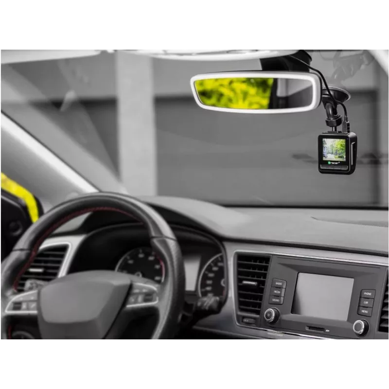 Automobilio vaizdo registratorius Tracer 2.2D FHD TUCANA (G-sensorius, stovėjimo režimas, judesio detektorius, galinio vaizdo kamera)