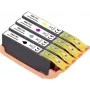 Renkforce rašalo rinkinys, suderinamas su Canon CLI-581 BKCMY (2103C004) – juoda, žydra, purpurinė, geltona RF-I-C-CLI581BKCMY4PK RF-5718880