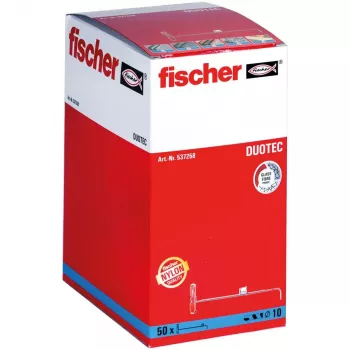 Fischer 537258 sraigtinis inkaras / sieninis kaištis 50 vnt. Sraigtų ir kaiščių rinkinys 50 mm