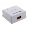 Alantec GN011 jungiamoji dėžutė tinklui Cat6 Balta