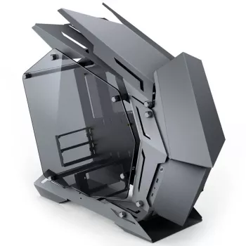 Jonsbo MOD3 Mini Micro-ATX korpusas su vitrininiu grūdintu stiklu - Pilka - Bokštinis