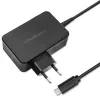 Qoltec PD 120W Turbo Greitasis Įkroviklis | 5-28V | 3-4.5A | USB-C | Juodas