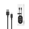 USB-A į Lightning laidas Orsen S9L 1 m 2,1 A – juodas