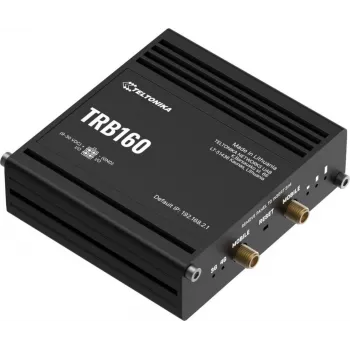 Teltonika TRB160 pramoninis 4G LTE CAT6 IoT šliuzas su skaitmenine I/O, USB, RMS palaikymu