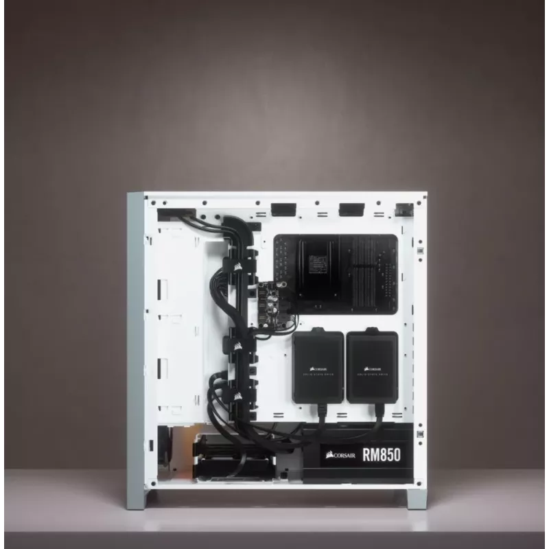 Korpusas Corsair iCUE 4000X RGB Midi Tower Baltas