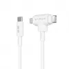 HYPER HyperJuice USB laidas USB 2.0 1,5 m USB C USB C/Lightning baltas