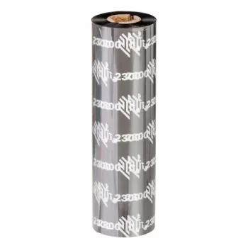 Zebra 2300 Wax termo juosta 450 m juoda