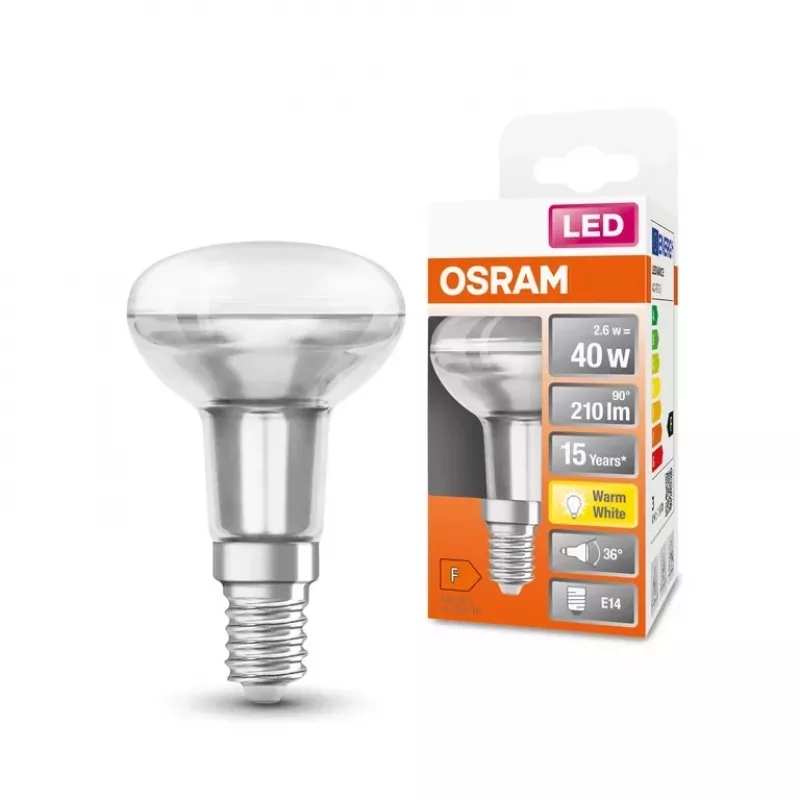LED lemputė Osram STAR 2,6 W E14 šilta balta 2700 K 210 lm