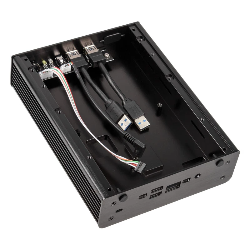 Kompiuterio korpusas Akasa Newton MC Small Form Factor (SFF) juodas