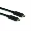ROLINE USB 3.2 Gen2 laidas PD 20V5A Type C-C ST/ST 0,5 m - Laidas skaitmeniniams duomenims - 0,5 m (11.99.9057)