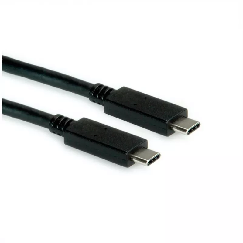 ROLINE USB 3.2 Gen2 laidas PD 20V5A Type C-C ST/ST 0,5 m - Laidas skaitmeniniams duomenims - 0,5 m (11.99.9057)