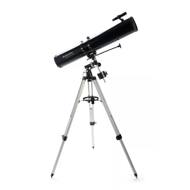 Teleskopas Celestron PowerSeeker 114EQ Refractor 45x Juodas