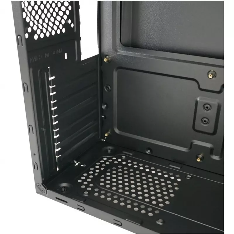 LC Power Classic 7040B - MDT - ATX korpusas - be maitinimo šaltinio - juoda, šlifuotas aliuminis / juoda - USB/Audio