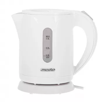 Mesko virdulys MS 1376 | 850 W | 0,8 L | Baltas