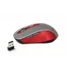 Belaidė optinė pelė ESPERANZA EM131R 2.4 GHz, 1600 DPI, tinkama abiem rankoms, nano USB imtuvas, 6 mygtukai, pilka