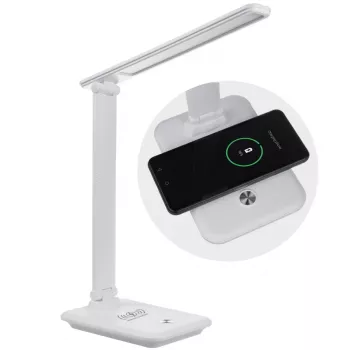 LED stalinė lempa MACLEAN MCE616W 9W su integruotu Qi belaidžiu įkrovikliu