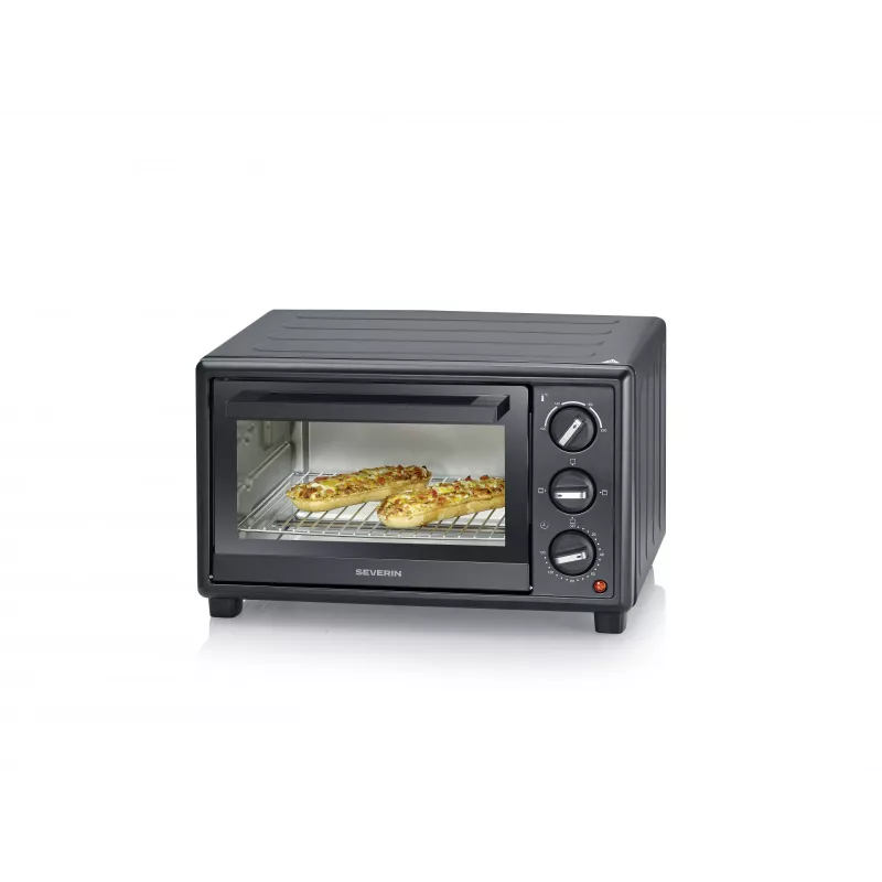 Elektrinė mini orkaitė SEVERIN TO 2078 – 20 l, 1600 W, juoda