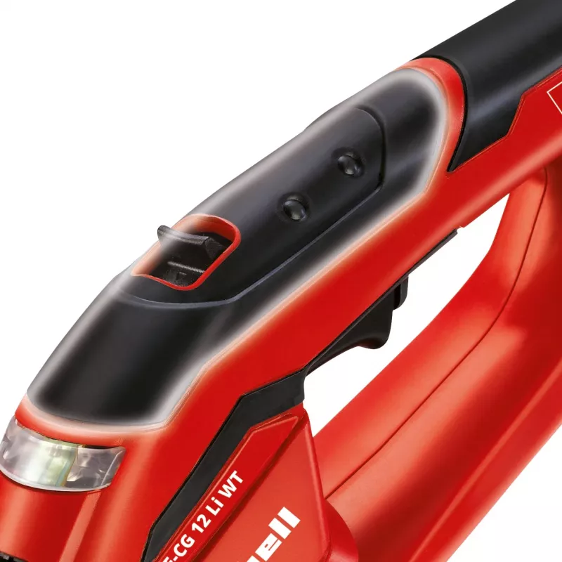 Belaidė žoliapjovė Einhell GE-CG 12 Li, 12 V, Li-Ion, juoda, raudona, sidabrinė