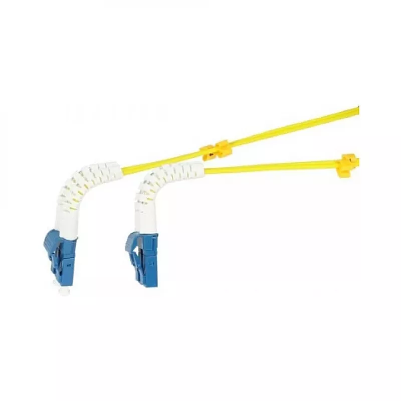 Synergy 21 LWL-2-Faser-Patchk. 0.5mtr.LC-LC 9/125um OS2 AD 2mm flexible Knickschutztülle - Single- bzw. Monomode-Faser - 0,5 m