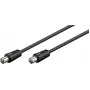 Wentronic Goobay antenos jungiamasis laidas, juodas, 5 m – IEC/Coax kištukas IEC/Coax kištukas (68150)