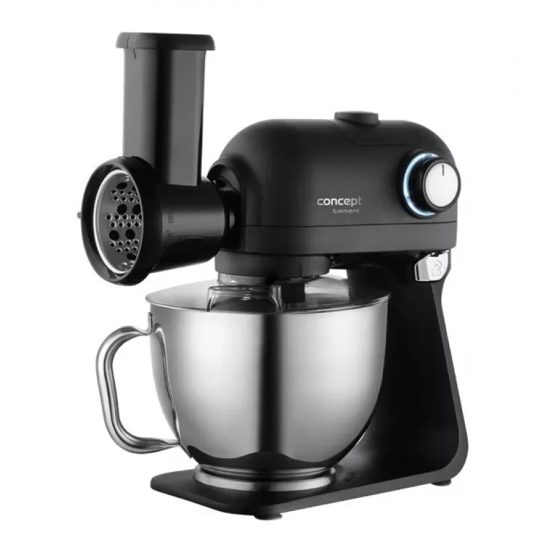 Planetarinė maišyklė Concept RM8000 - 1200 W virtuvės mašina, juoda
