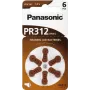 Baterijos klausos aparatams Panasonic PR 312 Cinko-oro 170 mAh – 6 vnt.