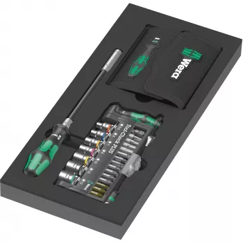 Wera Kraftform compact ir Tool-Check Plus sukamųjų įrankių rinkinys, 57 dalių (05150150001)