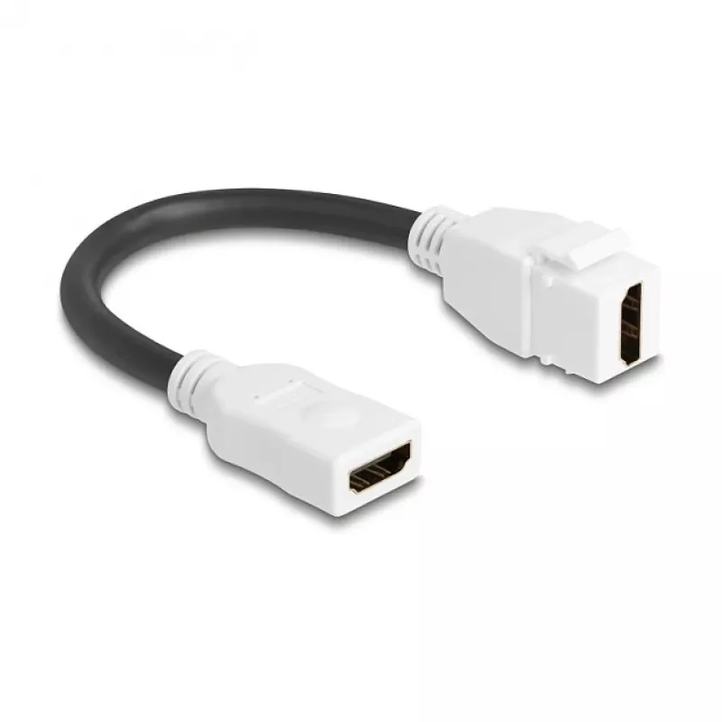 HDMI ilgintuvas DeLOCK 90684 HDMI A tipo standartinis 0,2 m baltas