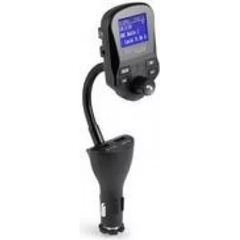 Technaxx FMT1500BT USB FM siųstuvas su įmontuotu ekranu, 10 m, juodas (4870)